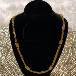 gold colored twisted Chain